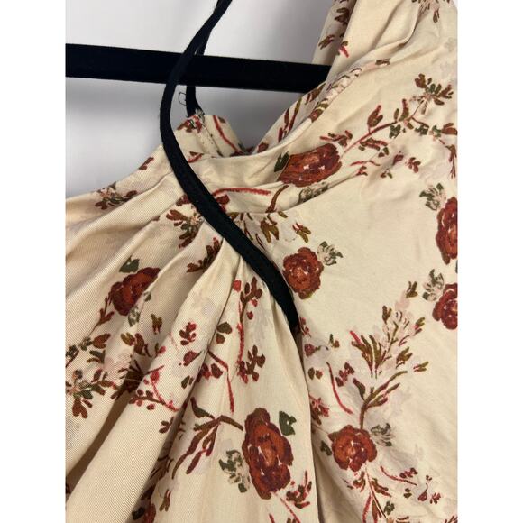 Lovers + Friends, Cindy Mini Floral Dress, Cream, Lyocell, Cottagecore Boho Fall - Picture 14 of 14